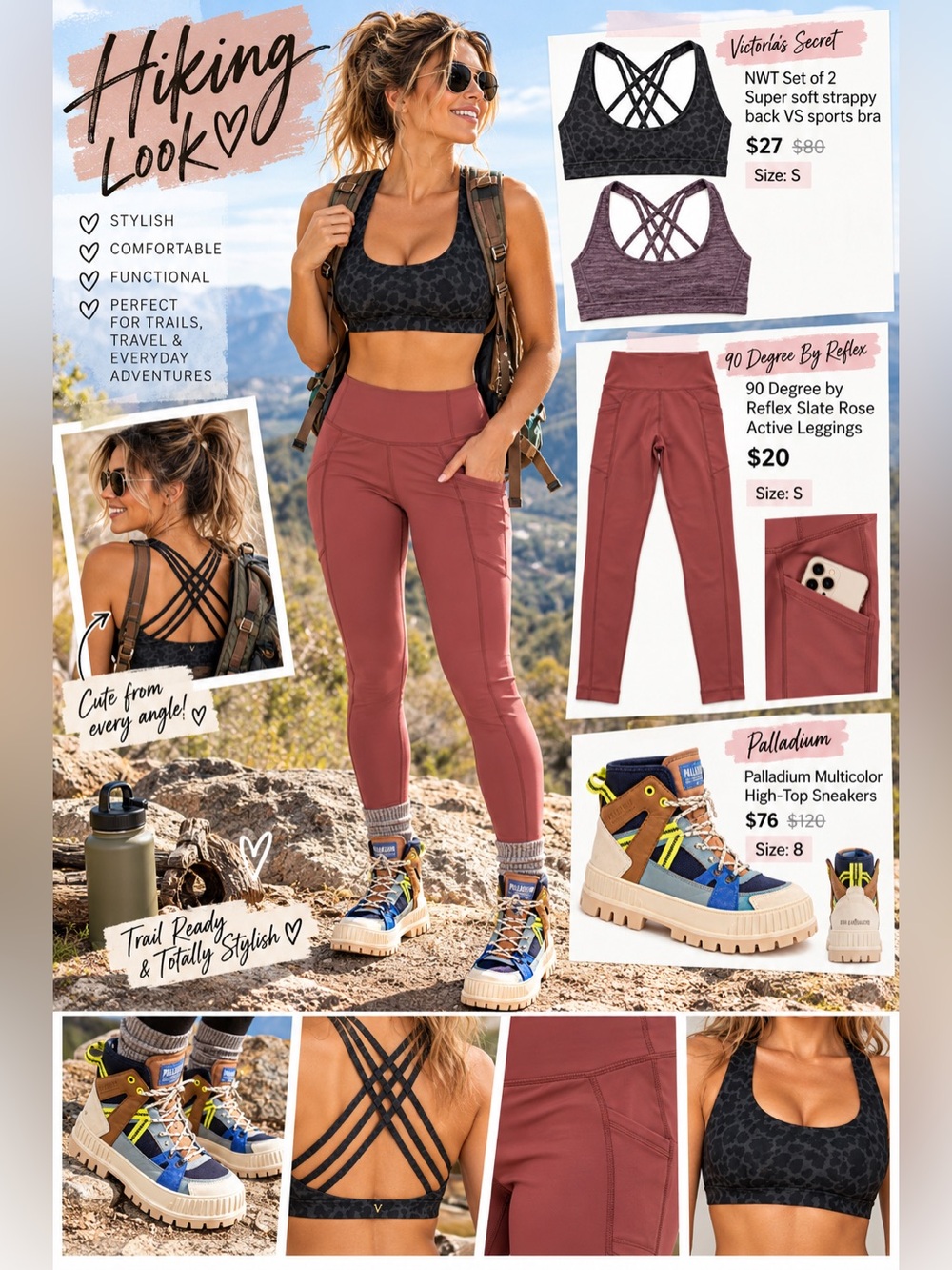 🥾 Hiking Look — Stylish Trail-Ready Bundle